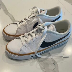 Nike White and Black Athletic Shoes